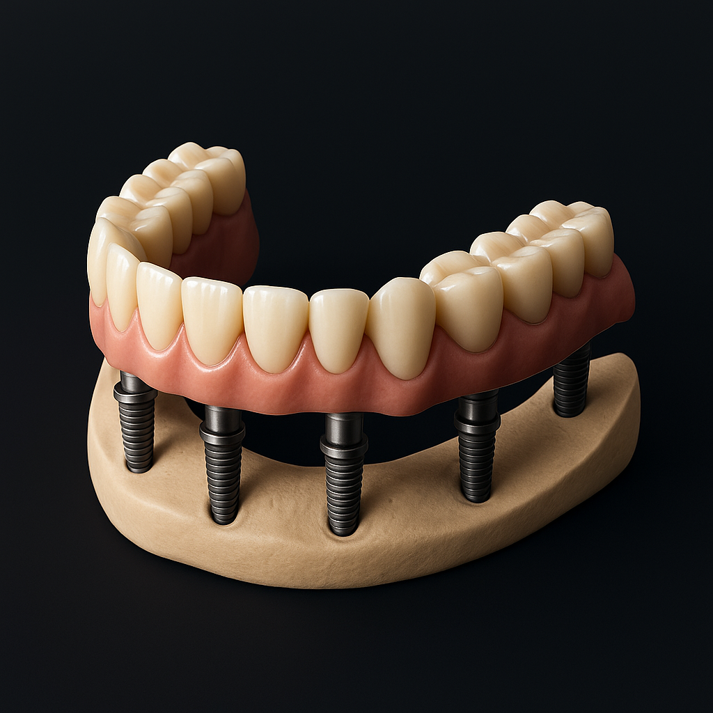 Planificación de arcada completa con implantes dentales en Sant Gervasi