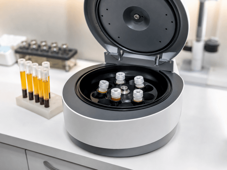 Centrifugadora de PRP para plasma rico en plaquetas en Clínica Dental Nin Sant Gervasi Balmes