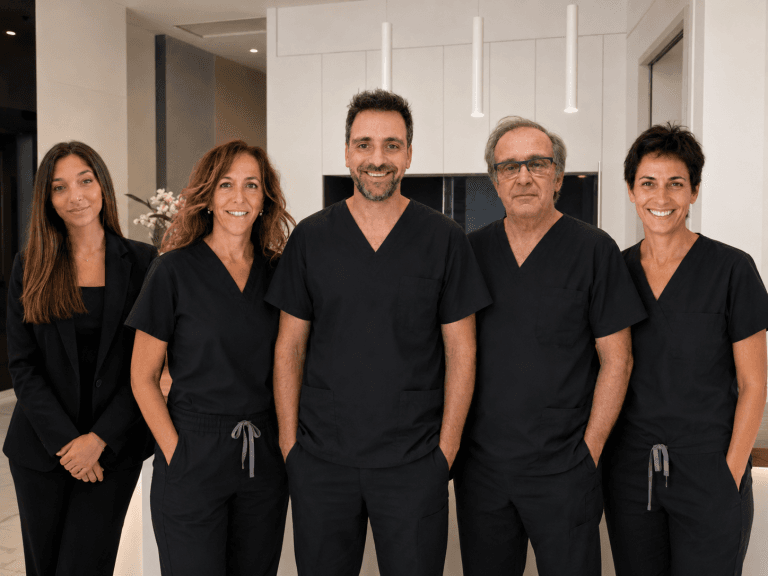Equipo de Clínica Dental Nin en Barcelona