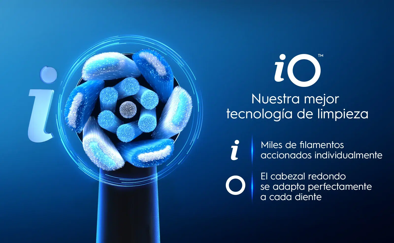 Detalle del cabezal Oral-B iO