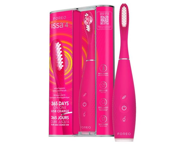 FOREO ISSA 4 con caja y cepillo sónico híbrido