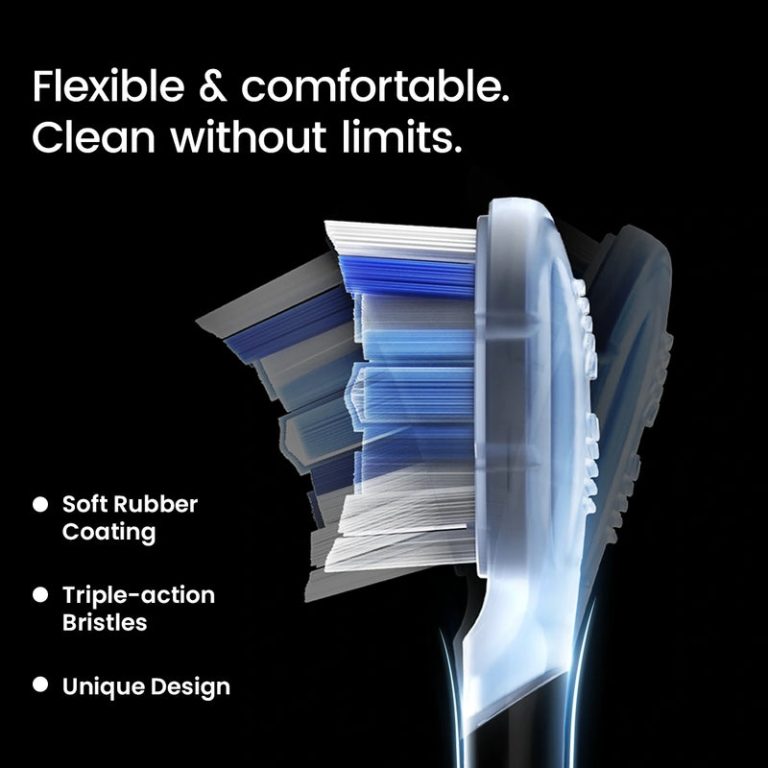 Detalle del cabezal flexible del Oclean X Pro 20