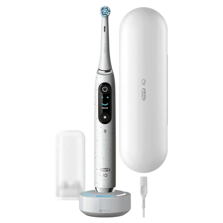 Oral-B iO 10 blanco con base iO Sense y accesorios