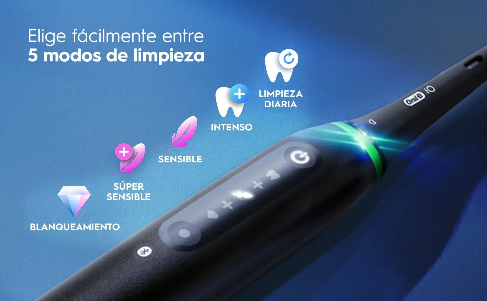 Oral-B iO 5 con cinco modos de limpieza