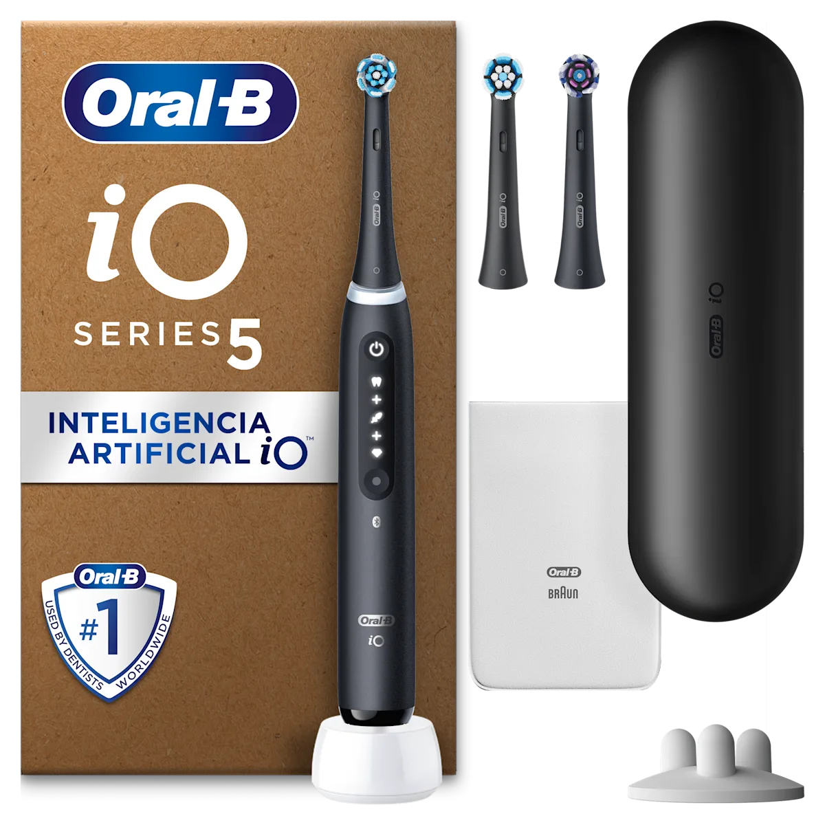 Oral-B iO 5 con cabezales y estuche de viaje