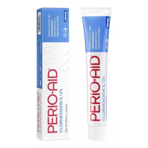 PERIO AID 0,12 gel dentífrico 75 ml con caja y tubo