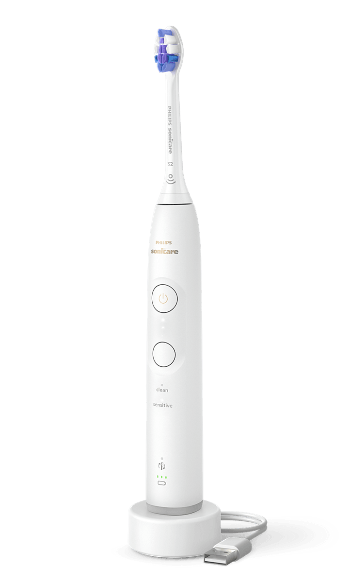 Philips Sonicare Series 6100 sobre su base de carga USB