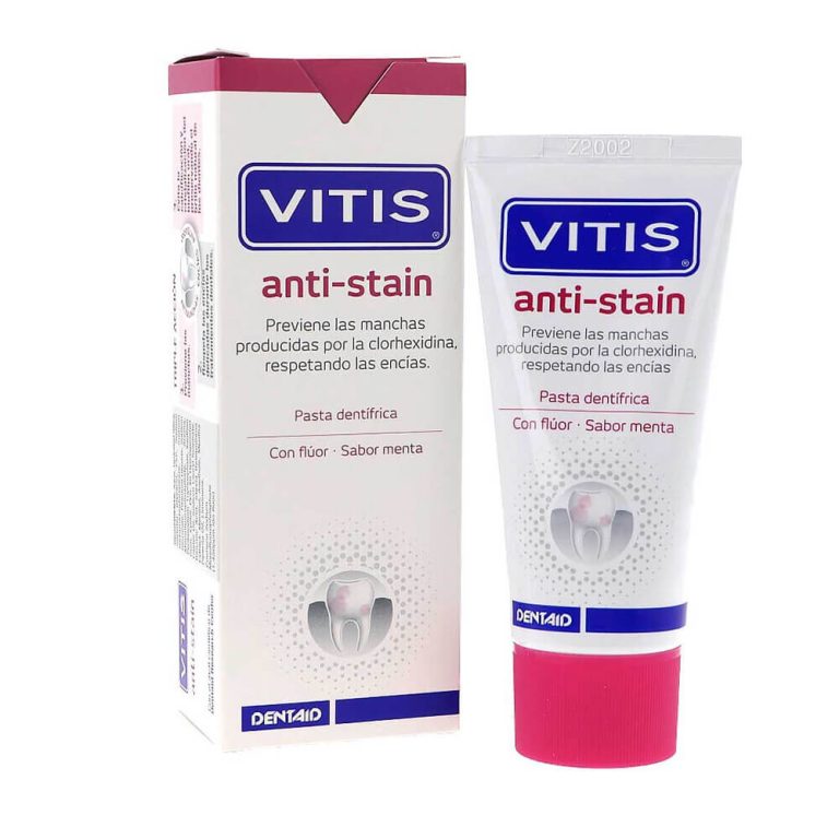 VITIS anti-stain pasta dentífrica 50 ml con caja y tubo