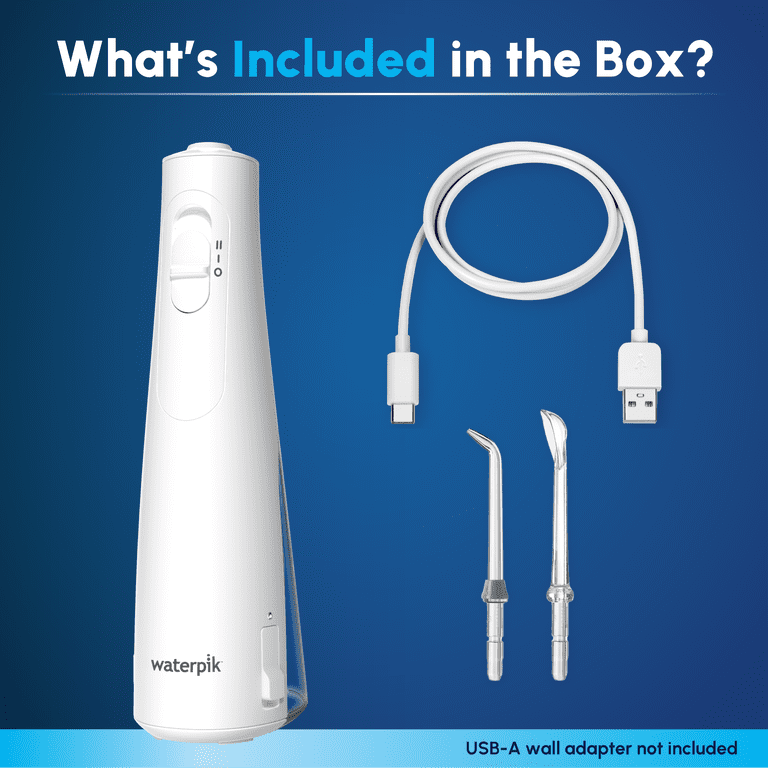 Waterpik Enhance con cable USB y dos boquillas