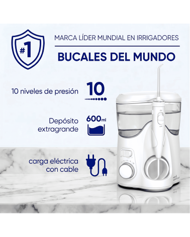 Regulación y depósito del Waterpik Ultra Plus
