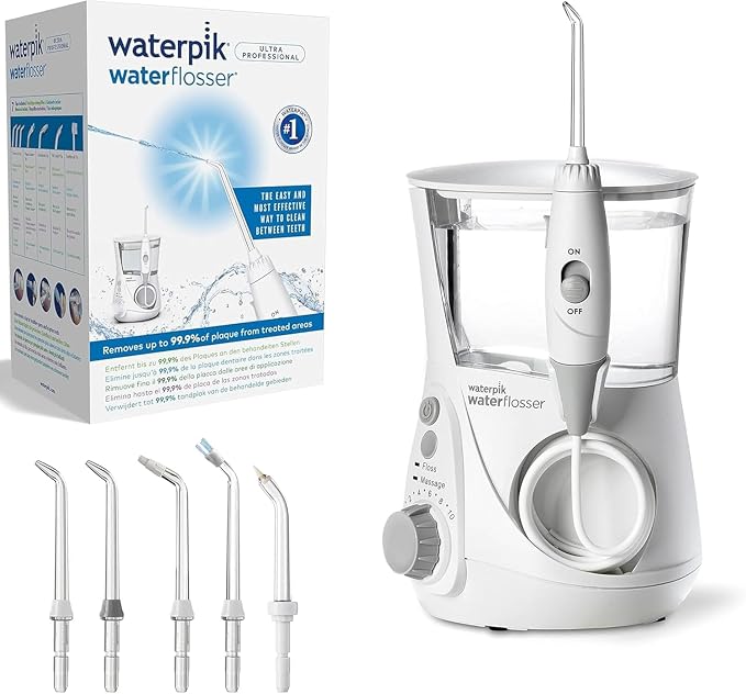 Waterpik WP-660EU blanco con depósito y mango irrigador